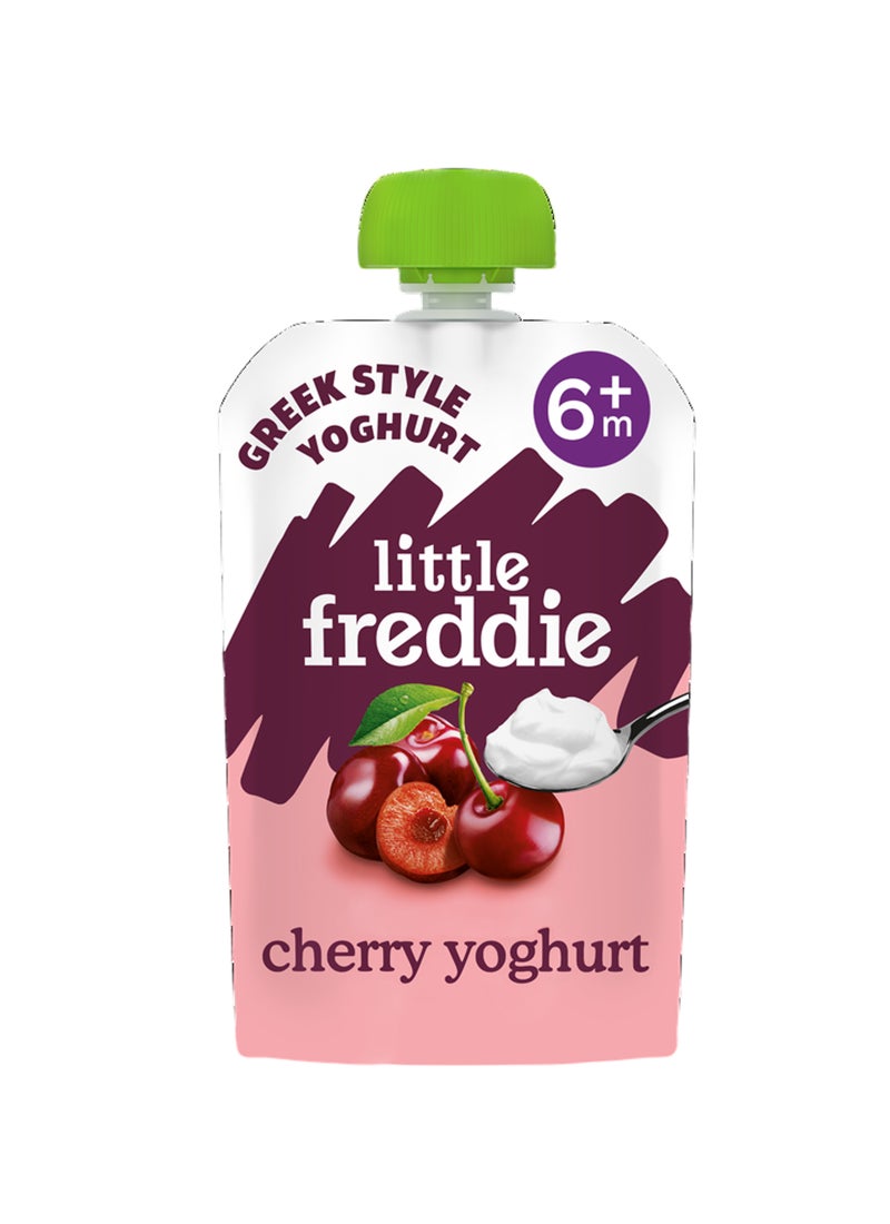 Little Freddie Organic Luscious Cherry Greek Style Yoghurt  (6+ Months) 100g - Image 1