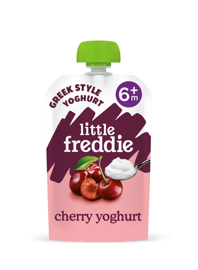 Little Freddie زبادي يوناني عضوي لذيذ بنكهة الكرز (6+ أشهر) - Image 1