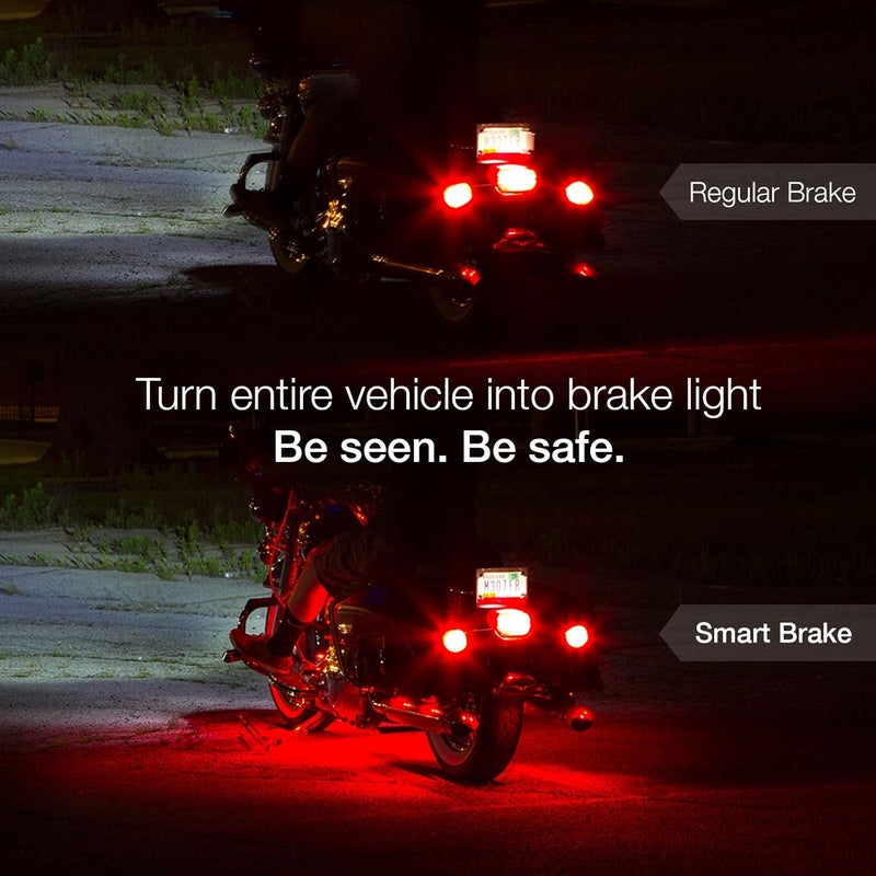 XKGLOW KS-MOTO-ADVANCE 10 Pod 8 Strip 2nd Gen XKchrome App Control Motorcycle LED Accent Light Kit - Image 5