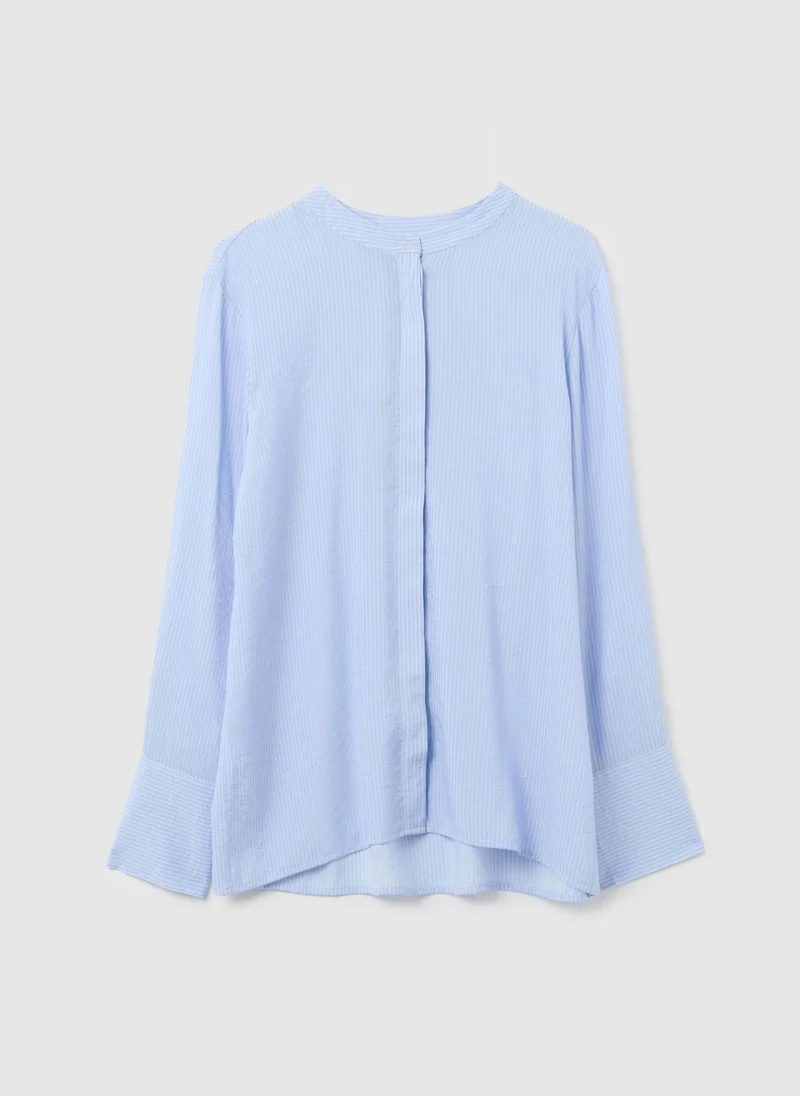 Ovs  REGULAR FIT BLUE MIXED SHIRT for Women | Best Price UAE