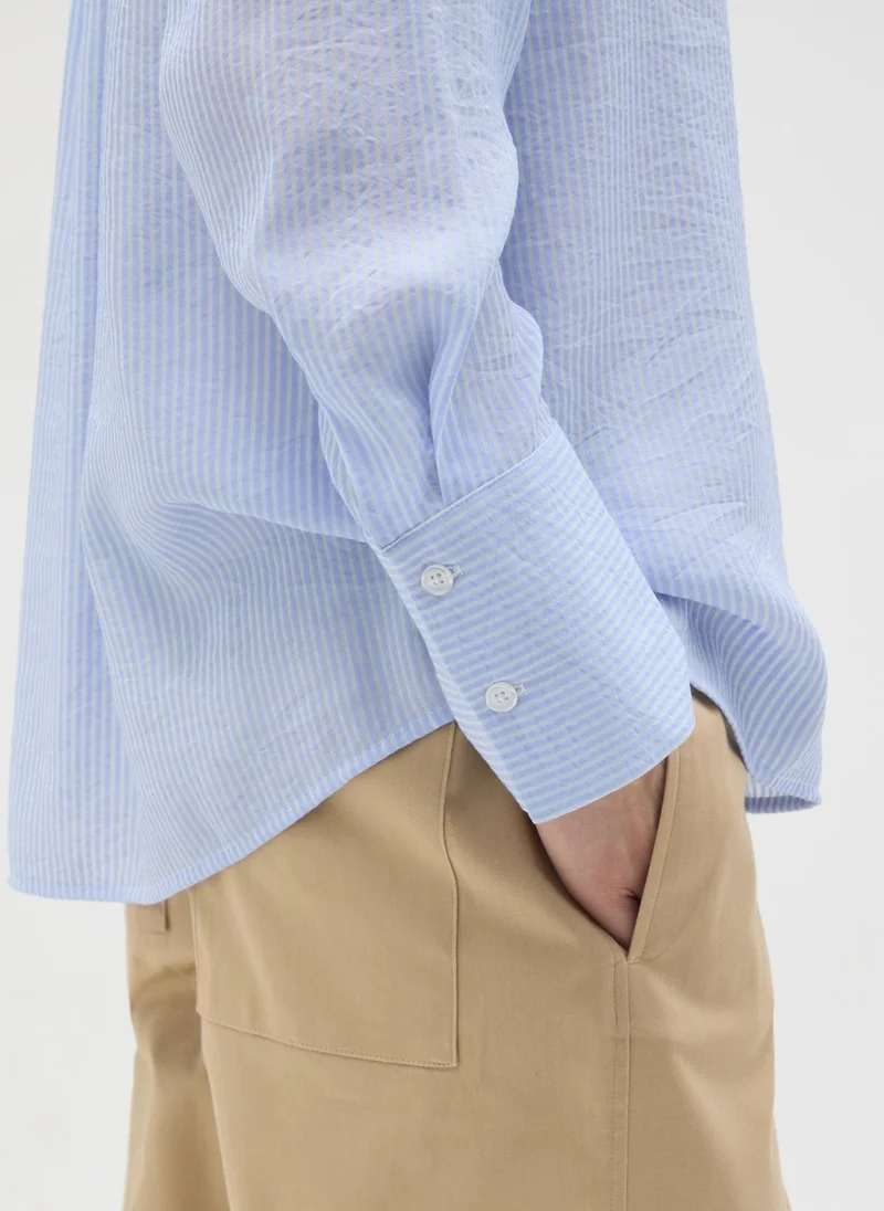 Ovs  REGULAR FIT BLUE MIXED SHIRT for Women | Best Price UAE