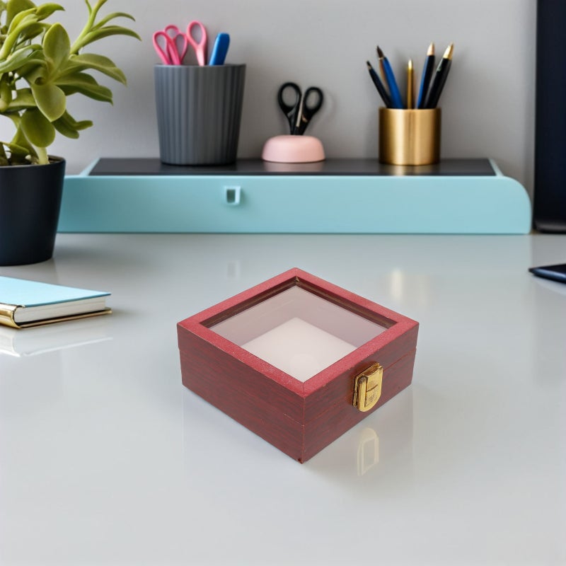 Shadow Box Frame: Shadow Boxes Deep Display Cases 3d Wood Picture Frame With Lid For Graduation Photo Bouquets Butterfly 3.93 X 3.93 X 1.77 In - Image 2