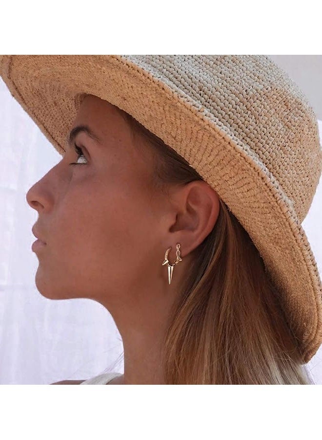 Mevecco Women Huggie Earrings Gold Hoop 14K Gold Filled Small Simple Handmade Hypoallergenic Everyday Jewelry - Image 2