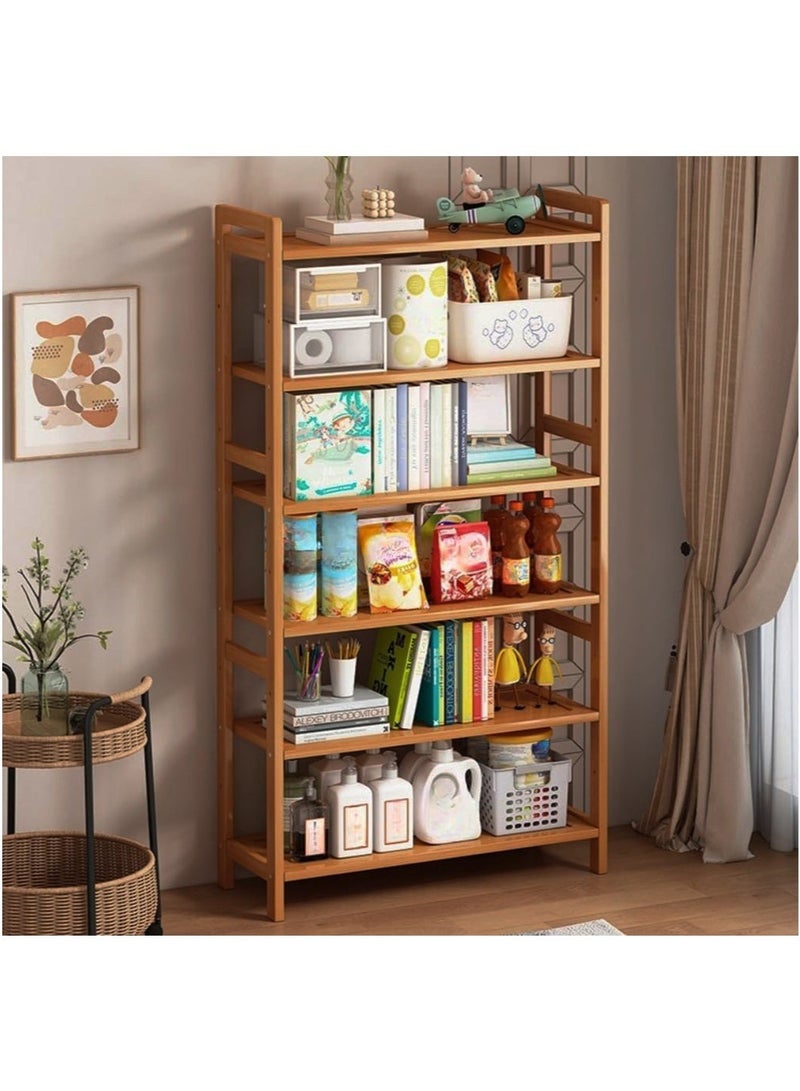 Joybos 5 Tier Bookshelf Storage Shelves Standing Shelving Kitchen Bakers Rack Open Display Rack With Cupboard Organizer Bookcase Microwave Oven Stand For Living Room And Kitchen - Image 4