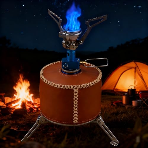 MCAMPAS Mini Fuel Can Stabilizer Stand, Foldable 304 Stainless Steel Tripod for Camping Stoves, Butane/Propane Canisters - Outdoor Hiking Cooking Gear - Image 3