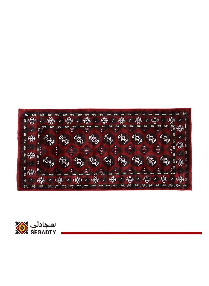 Sadu Carpet from segadty a traditional design inspired by Sadu patterns a practical travel carpet for outdoor and camping adding an authentic touch to your seating area
