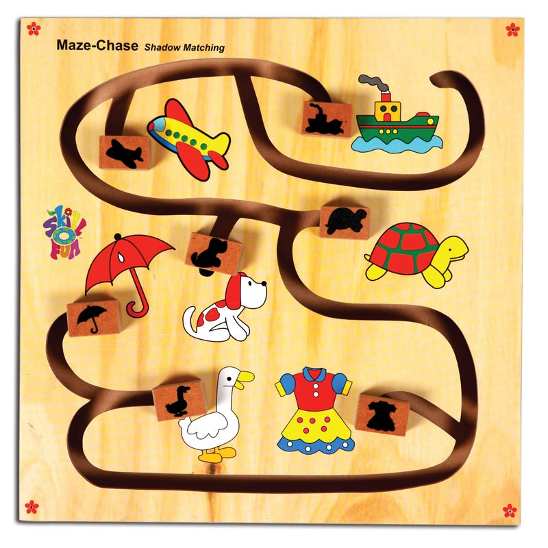 Skillofun Maze Chase - Shadow Matching Game for Kid, Multi Color - Image 4