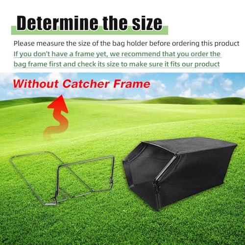 8B8B 96404117A Lawnmower Grass Bag Replacement for Troy Bilt 21 Lawnmower Bag 96404117B 66404117A for Models TB210 TB260 TB280ES TB130 TB230 TB280Without Grass Catcher Frame - Image 3
