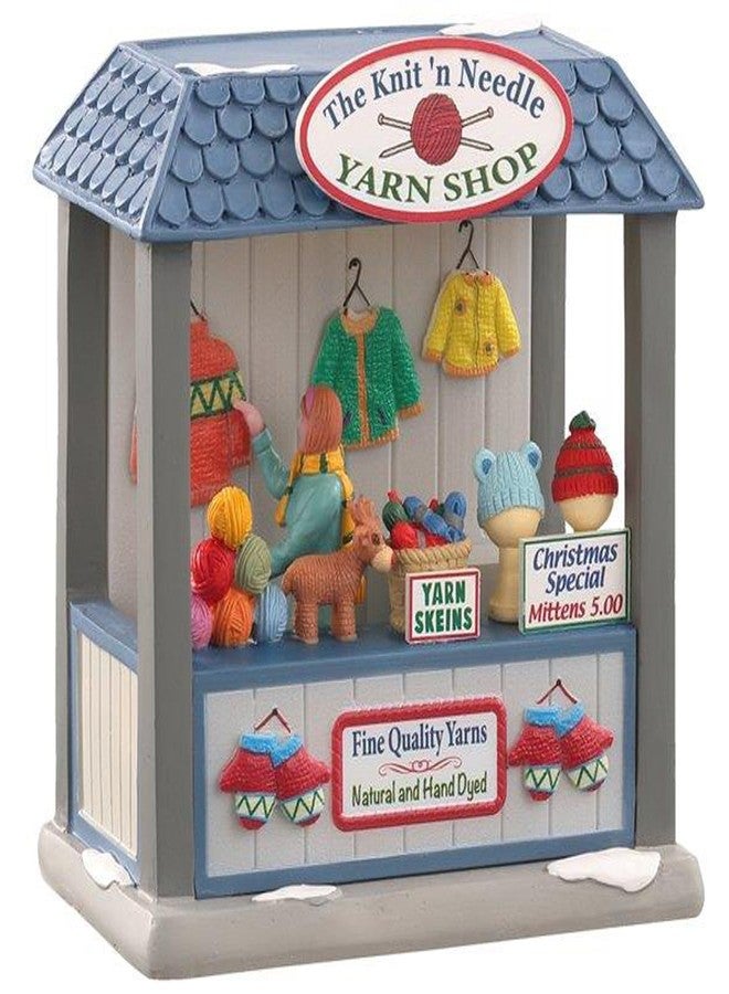 Lemax The Knit 'n Needle Yarn Shop, AC Adaptable #14910 - Image 1