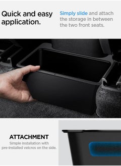 Spigen Rear Center Console Storage Box for Tesla Model Y (2023 - 2021) Carbon Edition  - Image 5