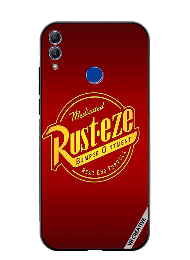 Protective Case Cover For Honor 10 Lite Rust Eze Rear End Formula Design Multicolour