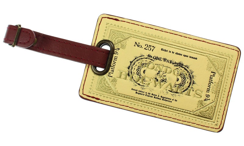 Bioworld Harry Potter Platform 9 3/4 Ticket London To Hogwarts Luggage Bag Tag - Image 4