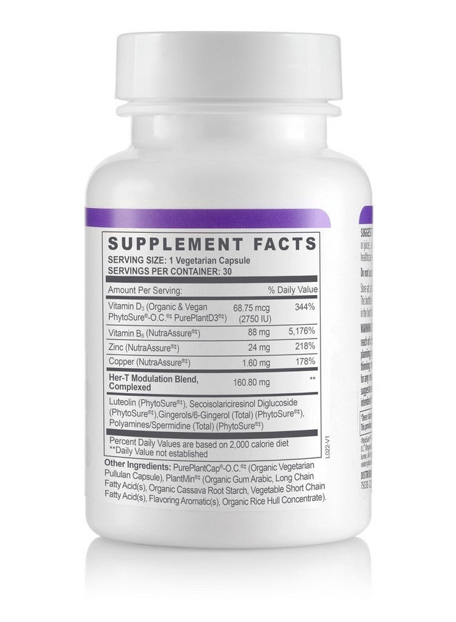 bioTE Nutraceuticals - HER-T - Healthy Testosterone Balance Support for Women (30 Capsules) - Image 2