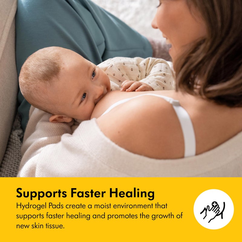 Medela Hydrogel Pads, Instant Pain Relief for Cracked or Sore Nipples from Breastfeeding and Pumping, Cooling Moisture Supports Natural Healing, Pack of 4 - Image 5