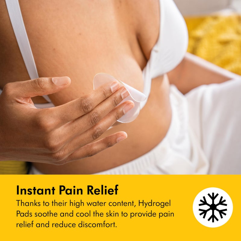 Medela Hydrogel Pads, Instant Pain Relief for Cracked or Sore Nipples from Breastfeeding and Pumping, Cooling Moisture Supports Natural Healing, Pack of 4 - Image 4