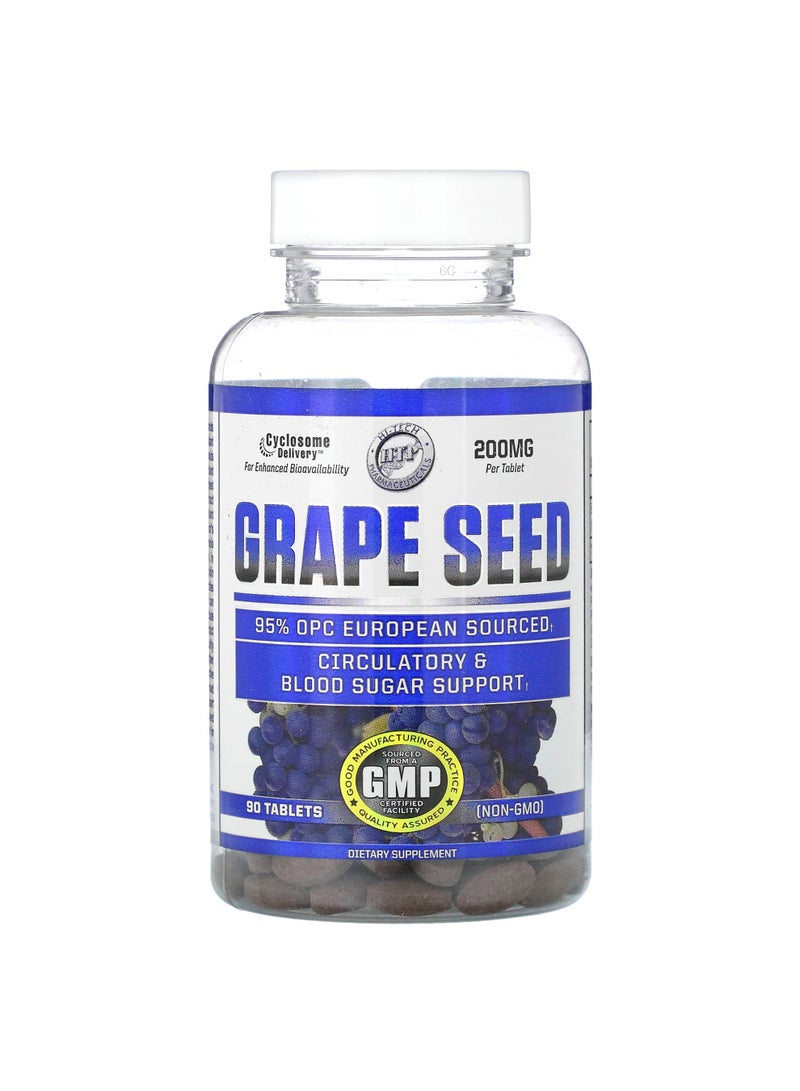 Grape Seed, 200 mg, 90 Tablets