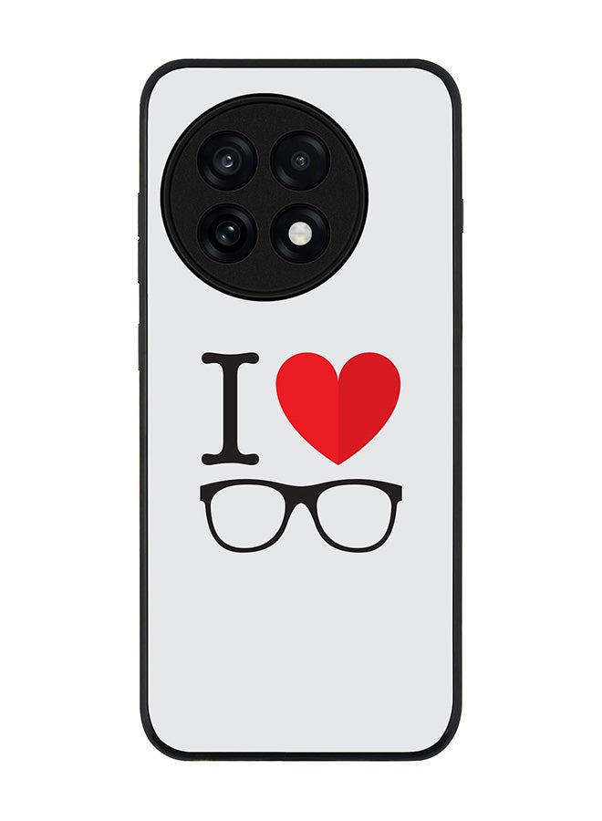 Stylizedd For OnePlus 13R / Ace 5 Pro Case,Slim fit Camera Protection, Shockproof Thin Phone cover  - I Love Glasses