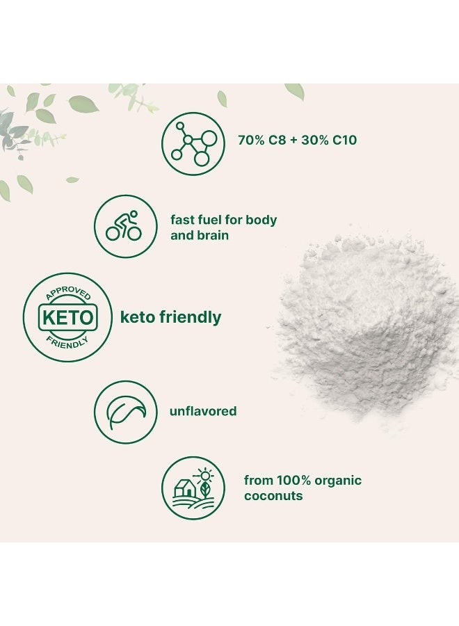 Micro Ingredients مسحوق زيت MCT العضوي من مايكرو إينغريدينتس، 1 رطل (454 جرام) - Image 4