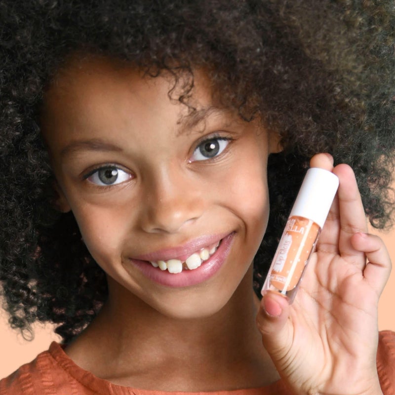 MISS NELLA Magic Spell Lip Gloss, Peach hydrating children Lip Gloss, watermelon scent, gentle on the skin. gives a sheer kiss of colour, with extra shine. - Image 2