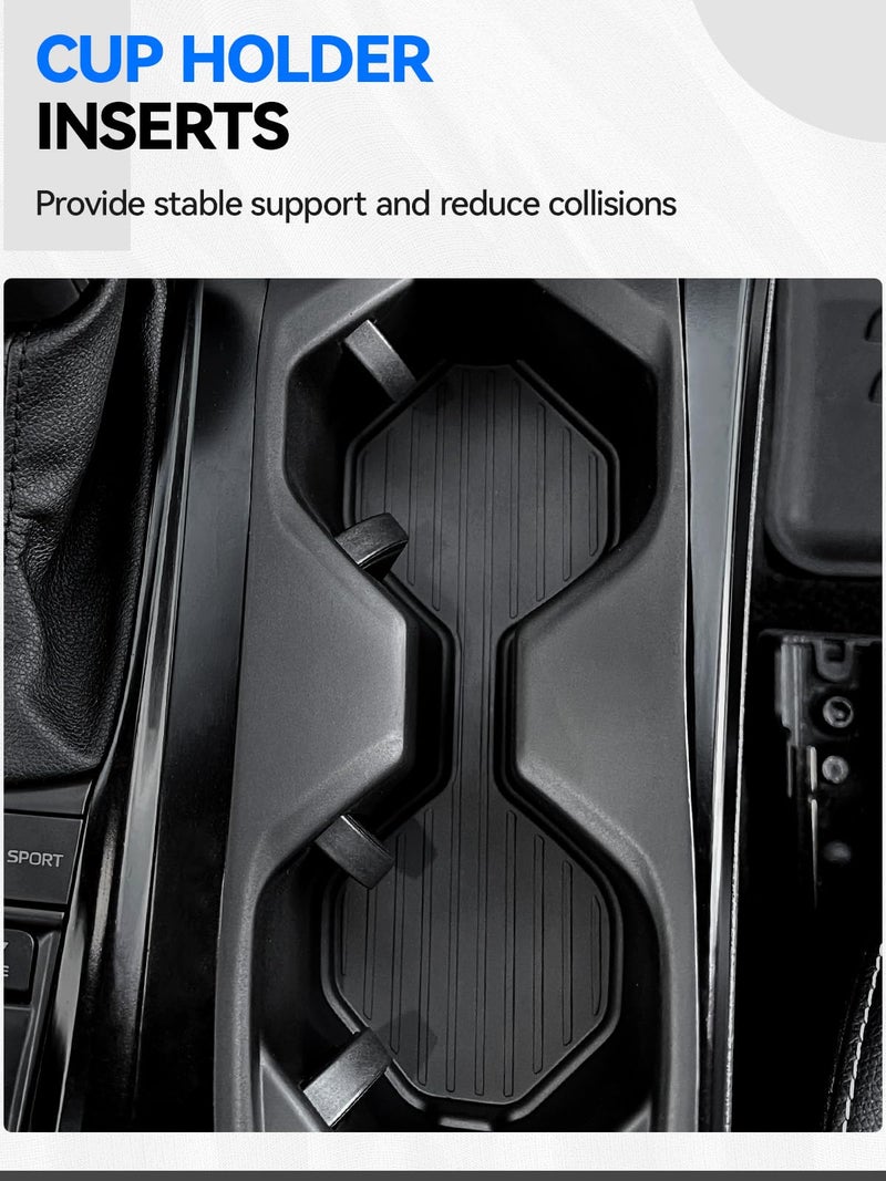 ELECFRESH 4PCS Center Console Organizer Tray for 2025 2026 Toyota Camry Accessories, Armrest Storage Box, Cup Holder, Wireless Charging Mat for Toyota Camry - Image 2