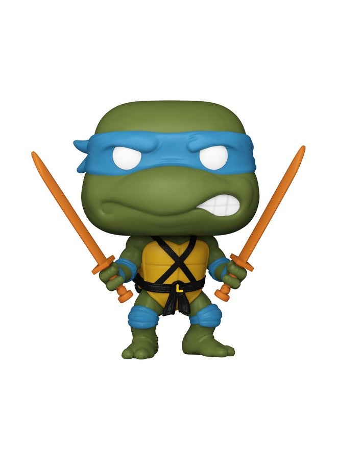 Funko POP! TV: Teenage Mutant Ninja Turtles (TMNT) - Leonardo - 1/6 Odds for Rare Chase Variant - Collectable Vinyl Figure - Gift Idea - Official Merchandise - Image 2