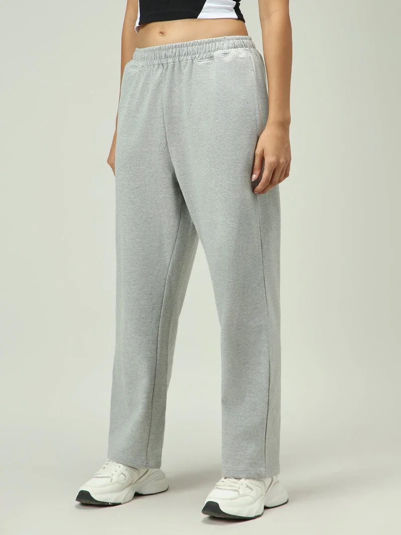 Outzidr  Grey Ultra Baggy Joggers for Women | Best Price UAE