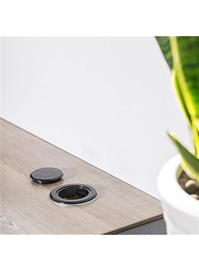 2 Sets 2 Inch Patio Table Umbrella Hole Ring and Cap Set, Standard Size Umbrella Thicker Hole Ring Plug and Cap Set(Translucent) - Image 5