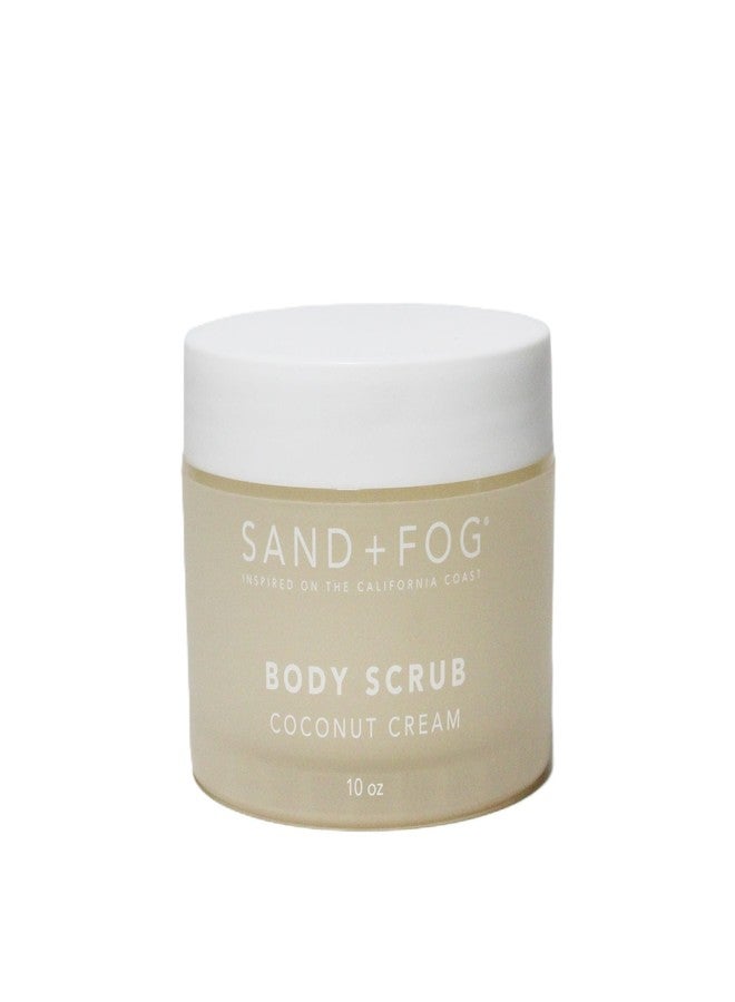SAND + FOG Coconut Cream Body Scrub, 10 oz, Exfoliating Skincare