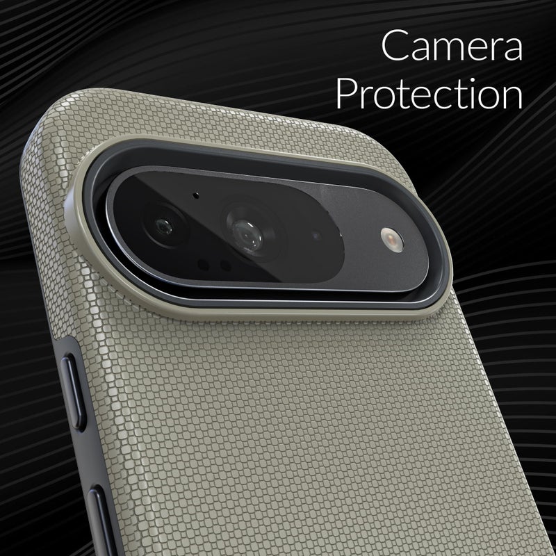 CRAVE غطاء Crave لجهاز Google Pixel 9 وغطاء Pixel 9 Pro، حماية مضادة للصدمات بغطاء مزدوج الطبقة (6.3 بوصة) - رملي - Image 3