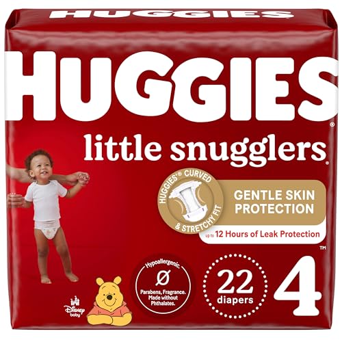 Huggies Size 4 Diapers Little Snugglers Baby Diapers Size 4 2237 lbs 22 Count
