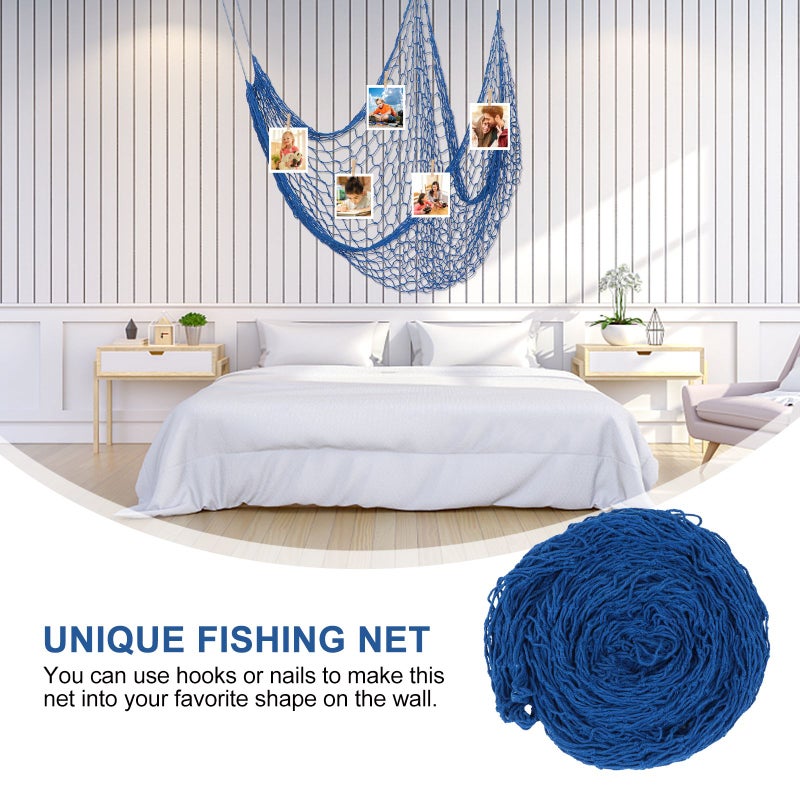 1 Pc Decorative Hanging Decoration Cotton Fishing Net Hanging Pendant - Image 5