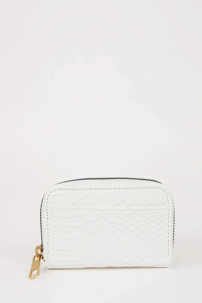 Defacto  Woman Patterned Zip Coin Wallet for Women | Best Price UAE