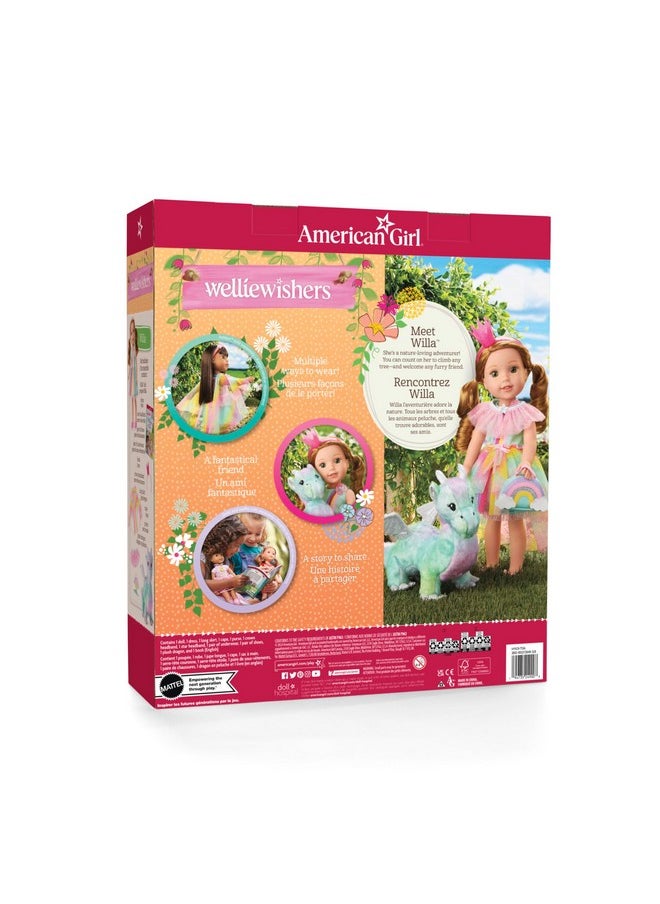 American Girl - Welliewishers 14.5-Inch Willa Doll Playset With Crisella The Dragon, Doll Dress And Accessories, And Storybook, For Ages 4+ - Image 1