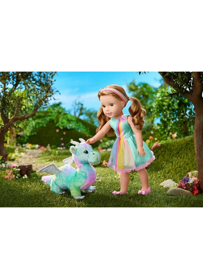 American Girl - Welliewishers 14.5-Inch Willa Doll Playset With Crisella The Dragon, Doll Dress And Accessories, And Storybook, For Ages 4+ - Image 1