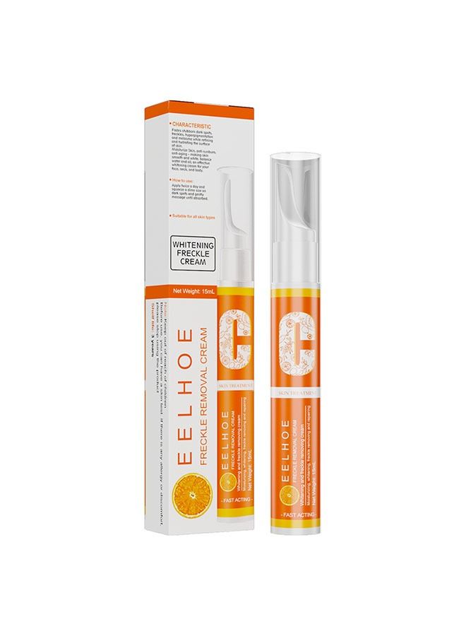 EELHOE Whiteing Freckle Cream VC Brightening and Whitening Spot Removing Cream Spot Removing Pen Removing Stains and Dark Spots Pen Improving Skin Tone Brightening and Whitening Spot Removing Cream  - Image 1