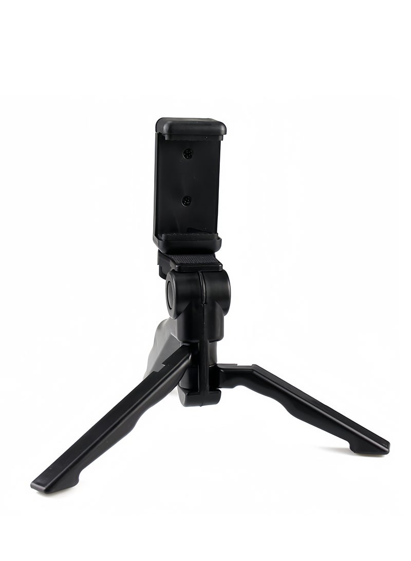 Mini Tabletop Tripod Stand Handheld Grip Stabilizer Black  - Image 5