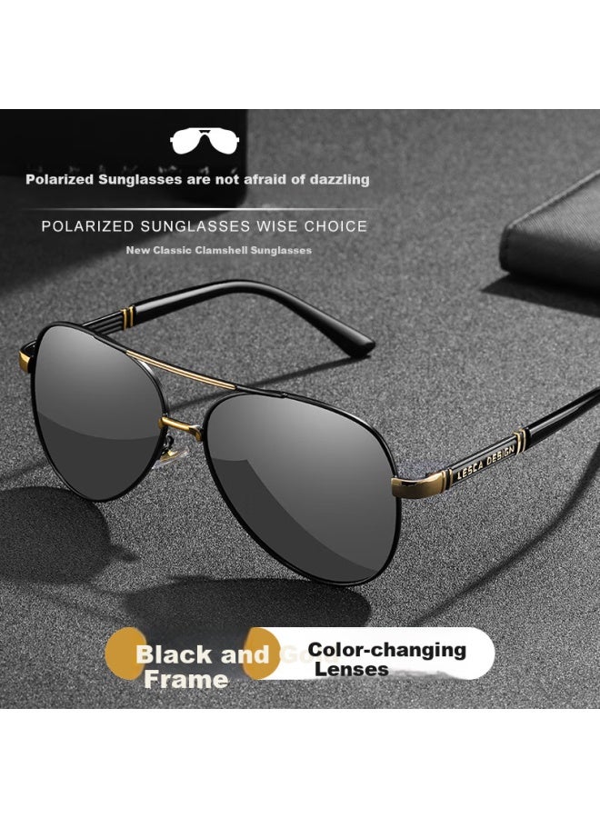 Gogosoon New Men's Polarized Driving Sungl With Photochromic Lens For Day And Night Fishing - Image 1