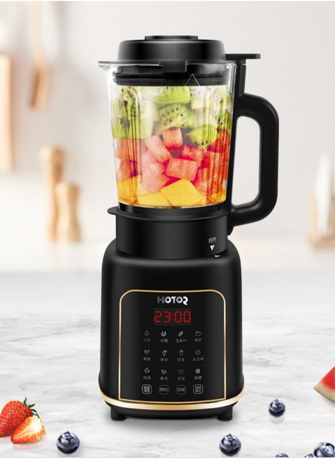 Multifunctional food machine including Blender Smoothie Maker Juicer Grinder With Touchscreen Automatic Heating 24-Hour Intelligent Resvervation 1200W 1.65L 