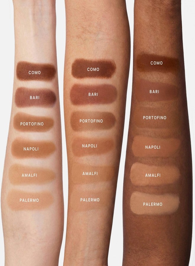 Saie SuperSuede Radiant Baked Bronzer Powder - Hydrating, Long-Lasting + Blurring Powder Bronzer for a Warm, Natural Glow - With Squalane + Jojoba - Talc-Free + Vegan Face Makeup - Palermo (0.28 oz) - Image 3