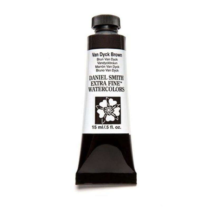 Daniel Smith Extra Fine Watercolor 15ml Paint Tube, Van Dyke Brown (284600110), 0.5 Fl Oz (Pack of 1) - Image 1