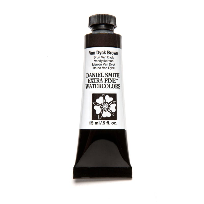 Daniel Smith Extra Fine Watercolor 15ml Paint Tube, Van Dyke Brown (284600110), 0.5 Fl Oz (Pack of 1) - Image 3