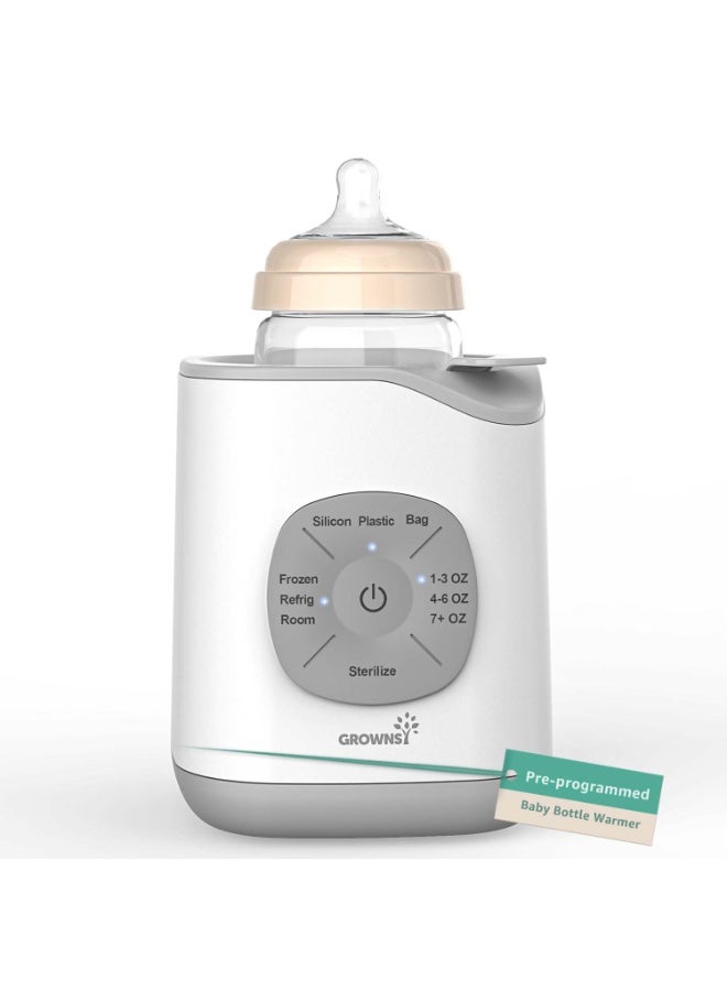 GROWNSY 10-in-1 Fast Baby Bottle Warmer | Breast Milk & Formula Warmer | Baby Food Defrost & Sterilizer | Smart Temperature Control | Night Feeding | Baby Feeding Essentials - Image 2