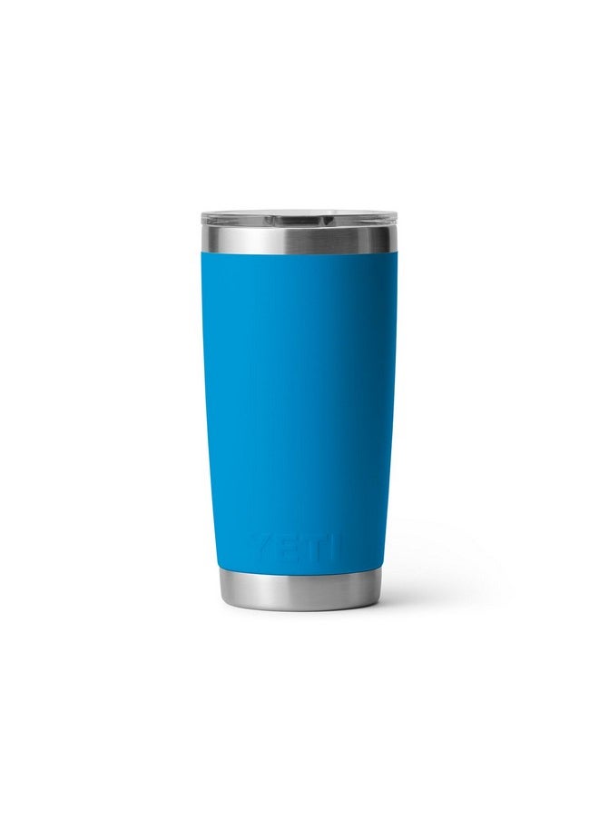 YETI YETI Rambler 20 oz Tumbler, Stainless Steel, Vacuum Insulated with MagSlider Lid, Big Wave Blue  - Image 4