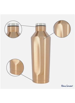 Hans Larsen Stainless Steel Vacuum Insulated Double Walled Construction Water Bottle  - Image 4