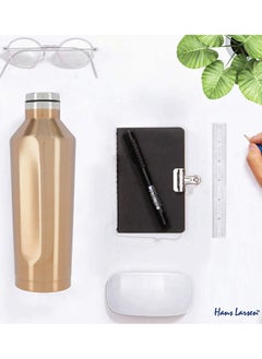Hans Larsen Stainless Steel Vacuum Insulated Double Walled Construction Water Bottle  - Image 5