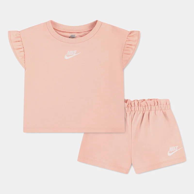 Nike Kids' French Terry T-Shirt and Shorts Set