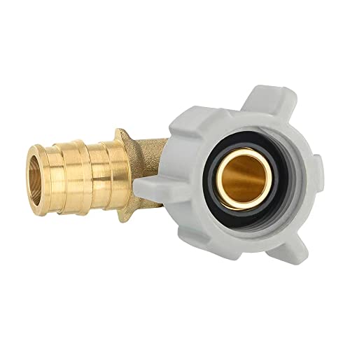EFIELD 5Pack EFIELD PexA Expansion Full Flow Brass Fittings 12 Pex X 12 Female NPT Swivel Elbow ASTM F1960 UPC CertifiedPEX19601295PCS - Image 3