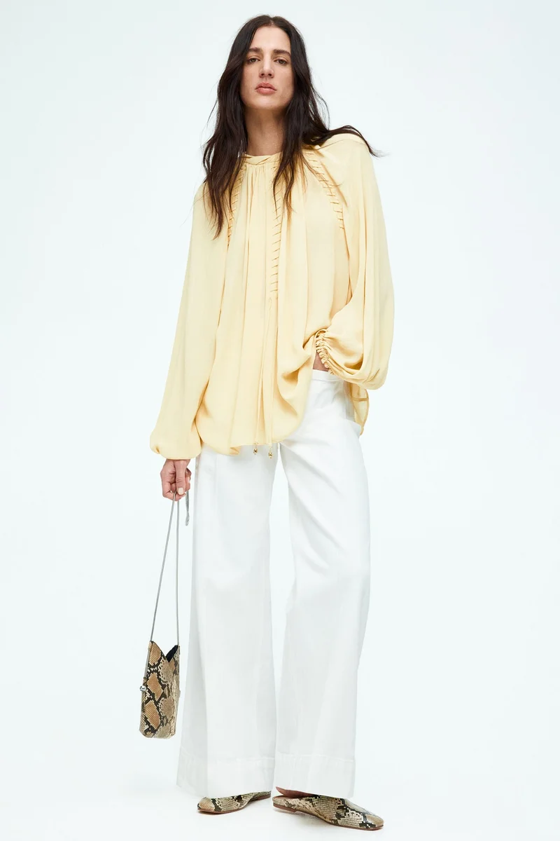 H&M Oversized chiffon blouse