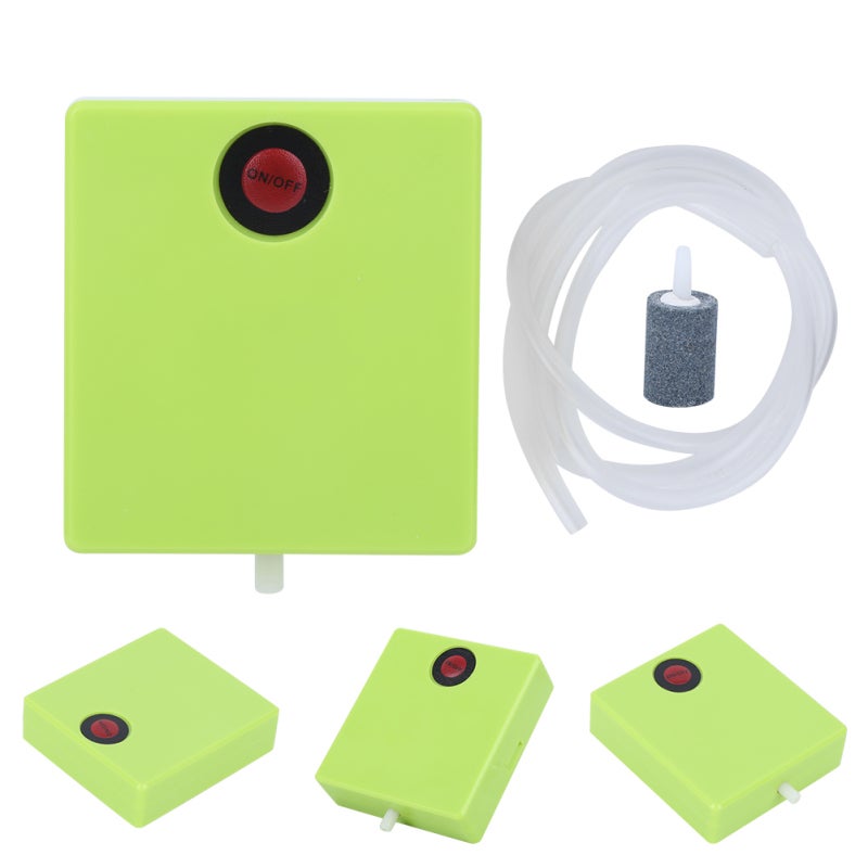 Mini Aquarium Air Pump: 2pcs AA Battery Powered, Lightweight Easy To Carry - Quiet Stable Performance, Strong Gas Capacity Portable Fish Tank Aerator For Small Aquariums, Outdoor Fishing Trips, Power - Image 5