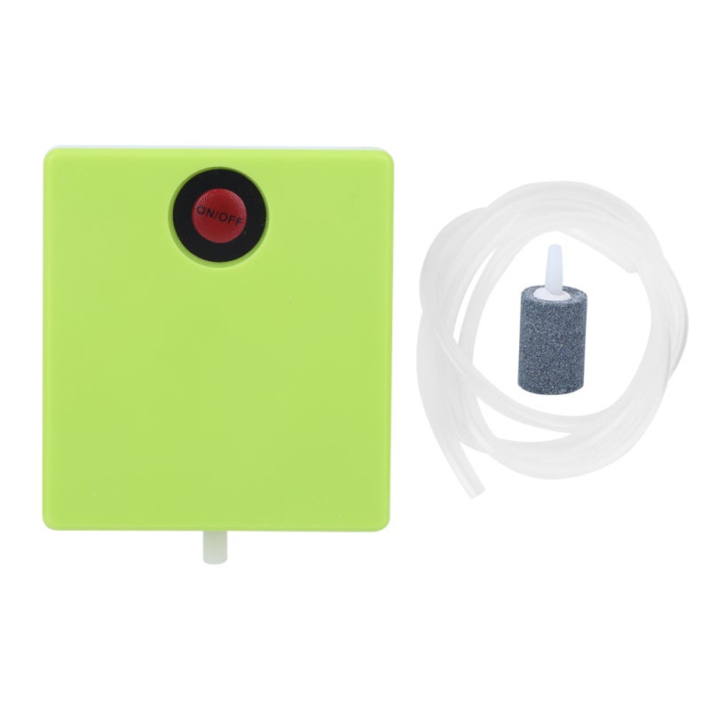 Mini Aquarium Air Pump: 2pcs AA Battery Powered, Lightweight Easy To Carry - Quiet Stable Performance, Strong Gas Capacity Portable Fish Tank Aerator For Small Aquariums, Outdoor Fishing Trips, Power - Image 1